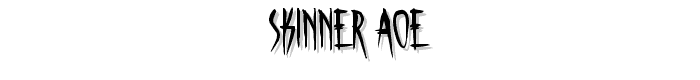 Skinner AOE font